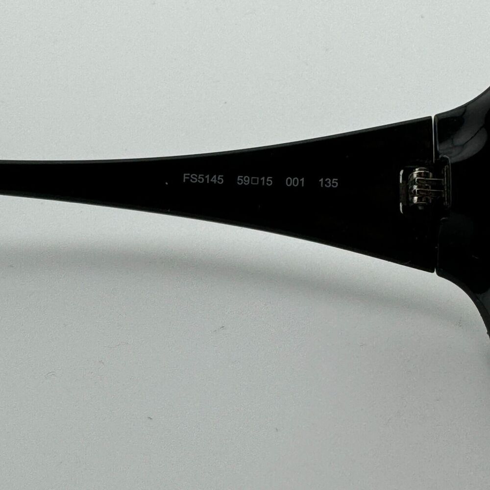 Fendi Cold Insert Sunglasses Frames Butterfly Bla… - image 5